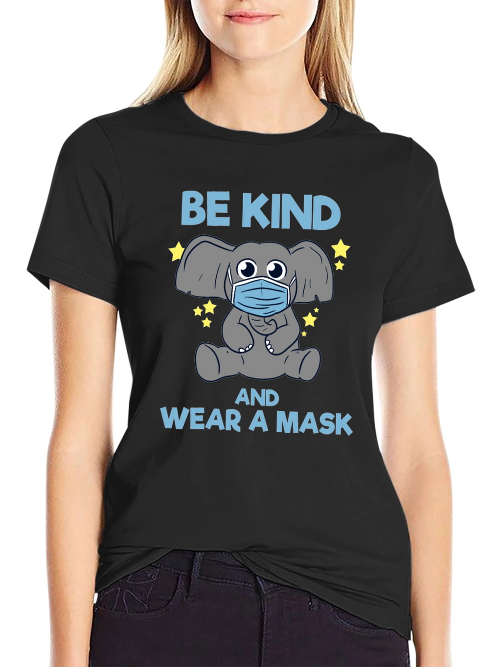 Be Kind Wear a Mask Graphic T-Shirt
