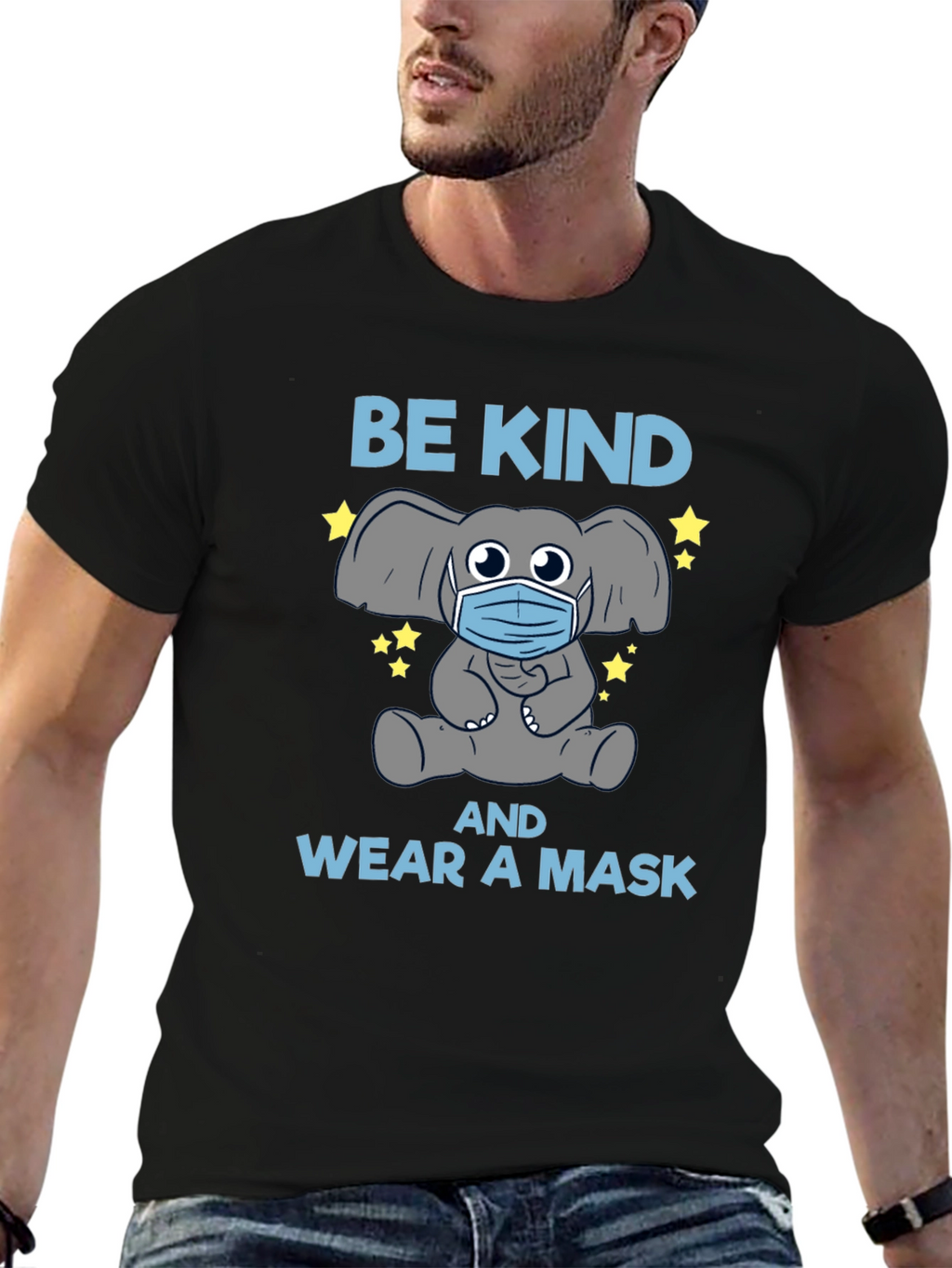 Be Kind Wear a Mask Graphic T-Shirt