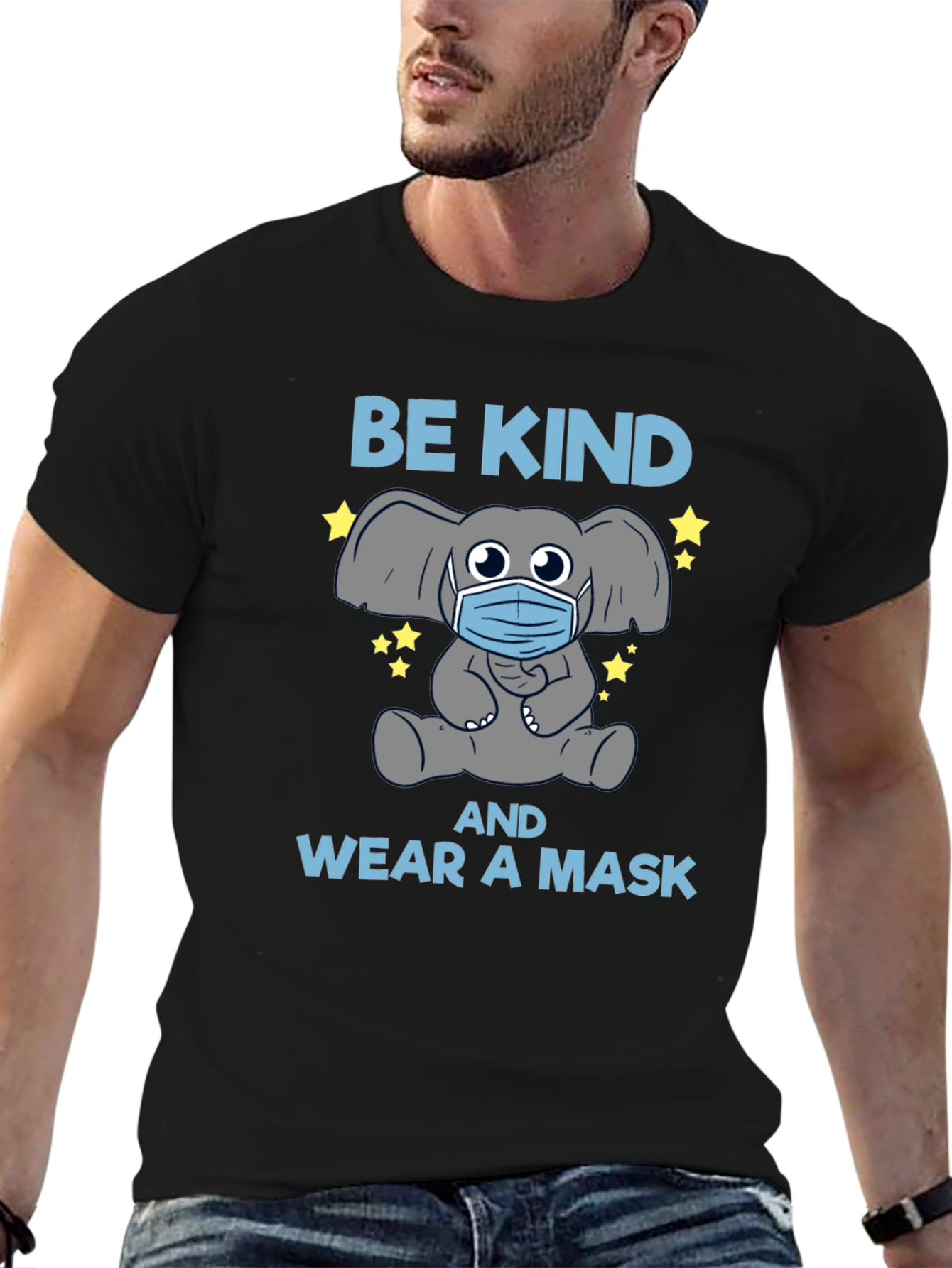 Be Kind Wear a Mask Graphic T-Shirt