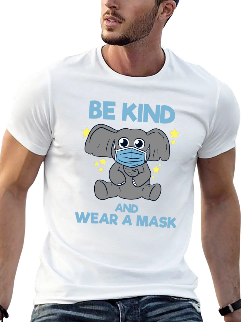 Be Kind Wear a Mask Graphic T-Shirt