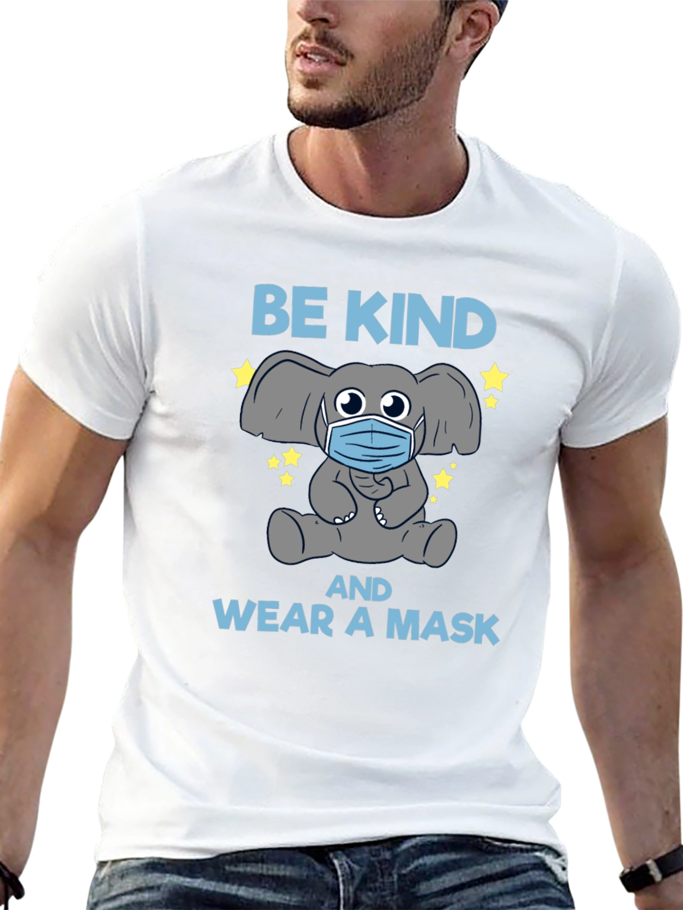 Be Kind Wear a Mask Graphic T-Shirt