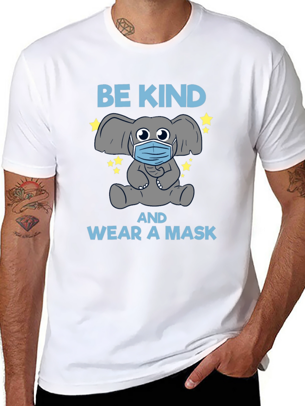 Be Kind Wear a Mask Graphic T-Shirt