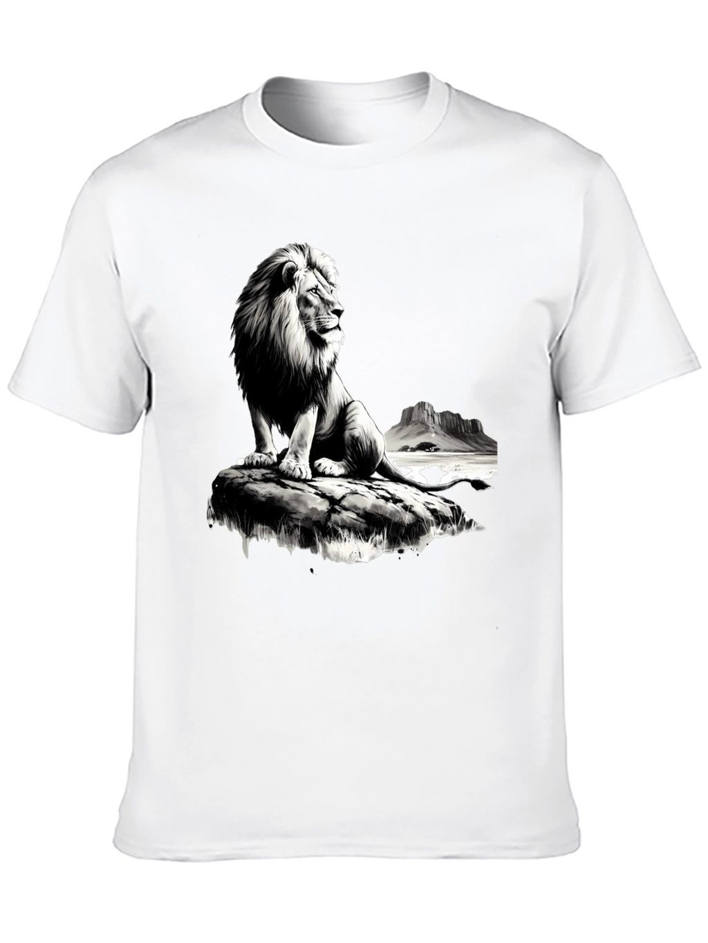 Lion King Mens Graphic Tee - Black