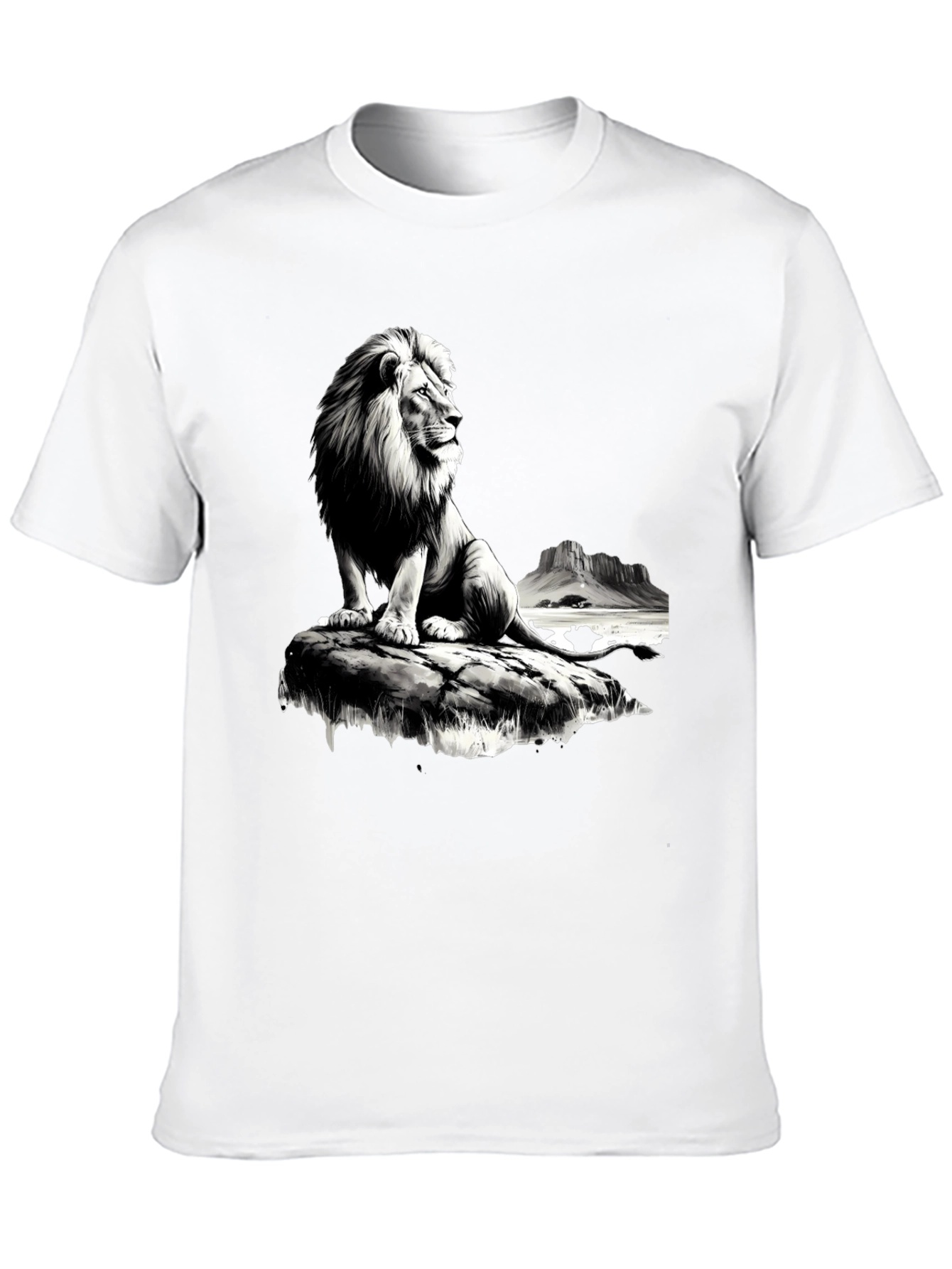 Lion King Mens Graphic Tee - Black