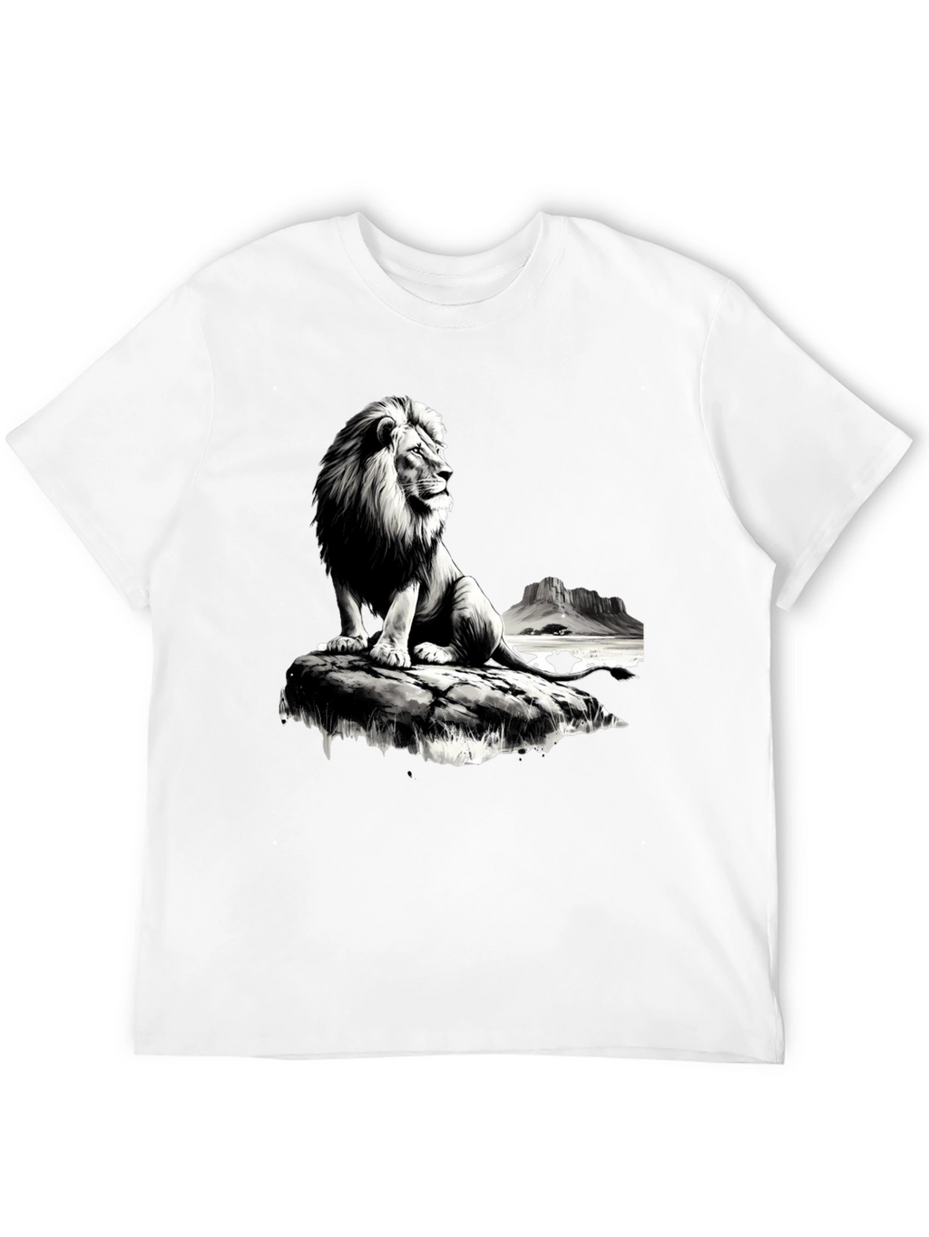 Lion King Mens Graphic Tee - Black