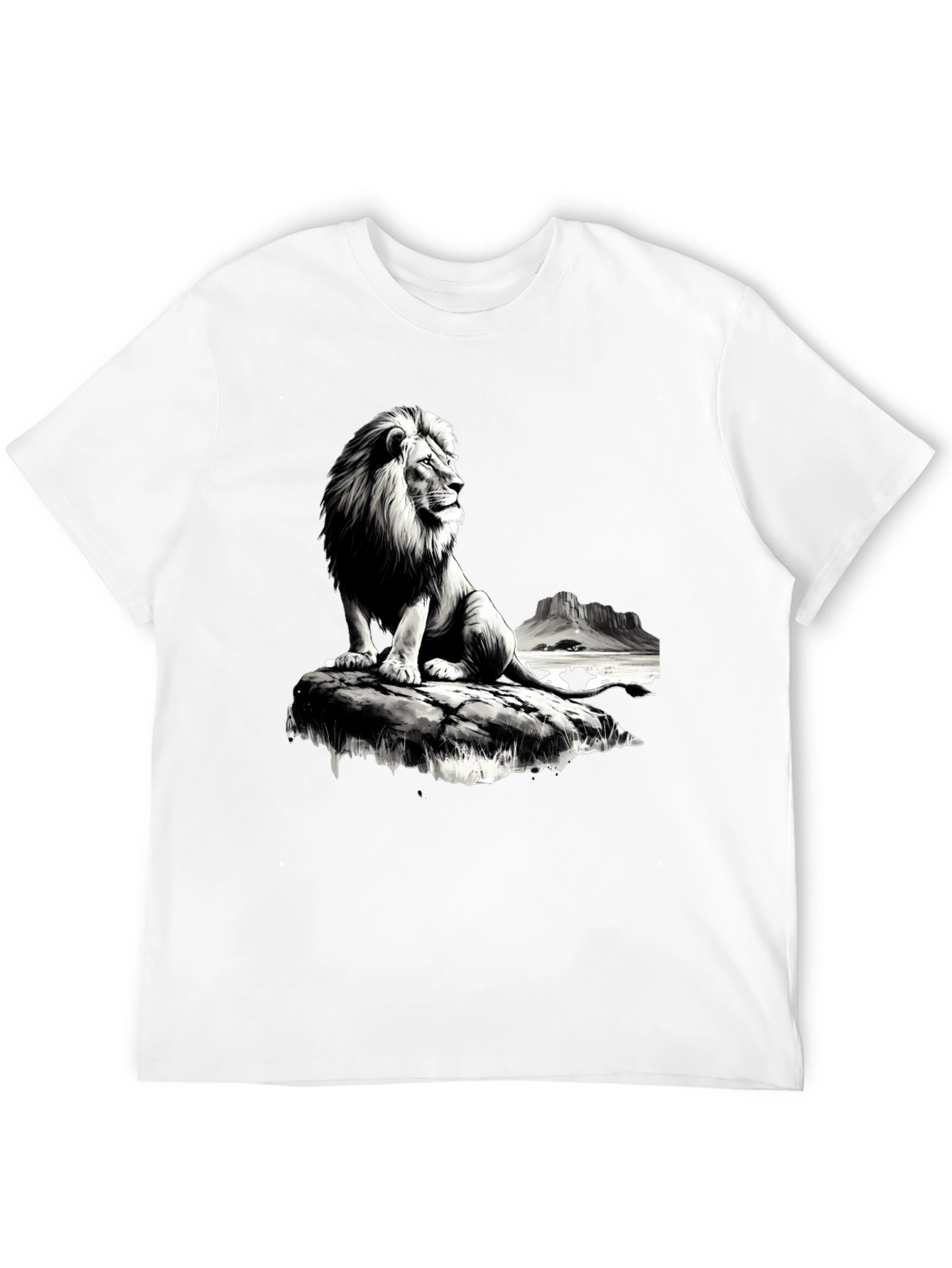 Lion King Mens Graphic Tee - Black