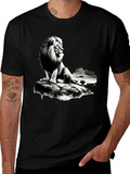 Lion King Mens Graphic Tee - Black
