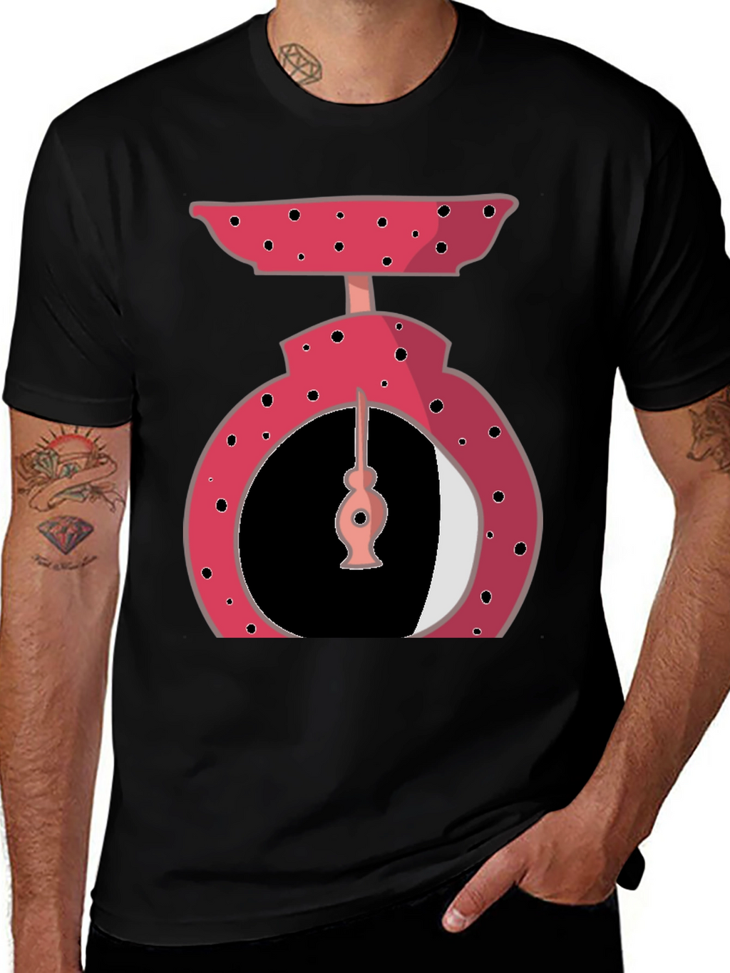 Whimsical Retro Scale Graphic Tee