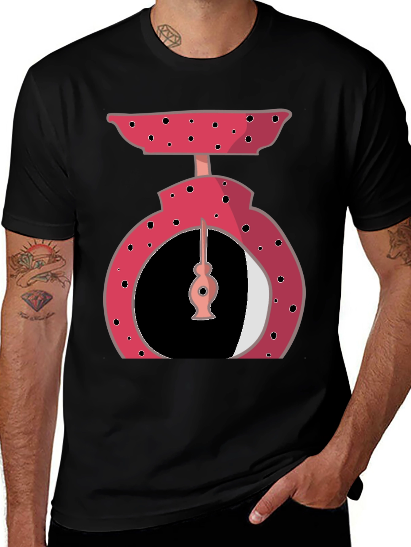 Whimsical Retro Scale Graphic Tee