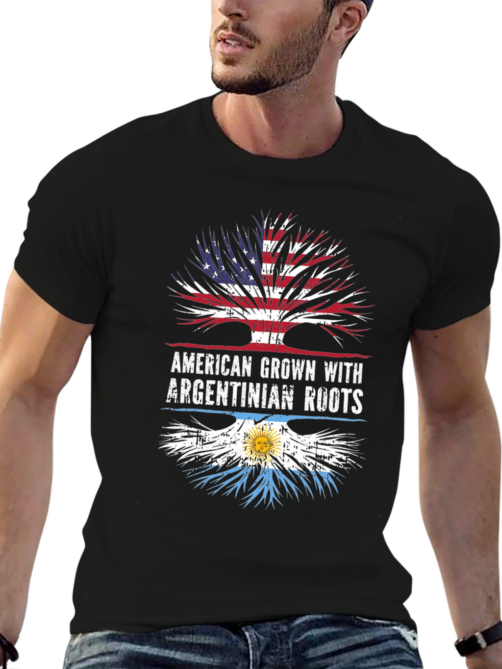 American Grown with Argentinian Roots T-Shirt