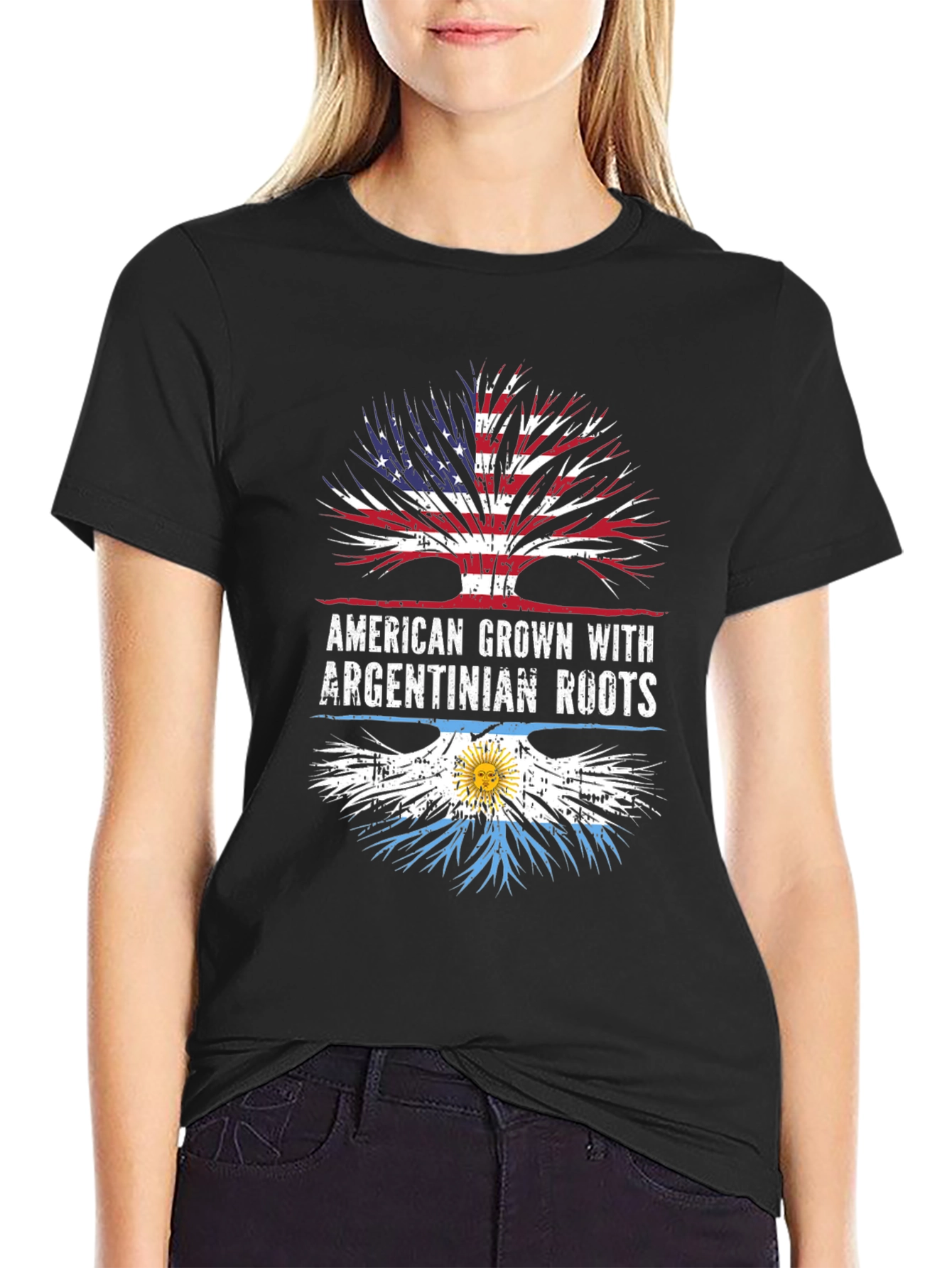 American Grown with Argentinian Roots T-Shirt