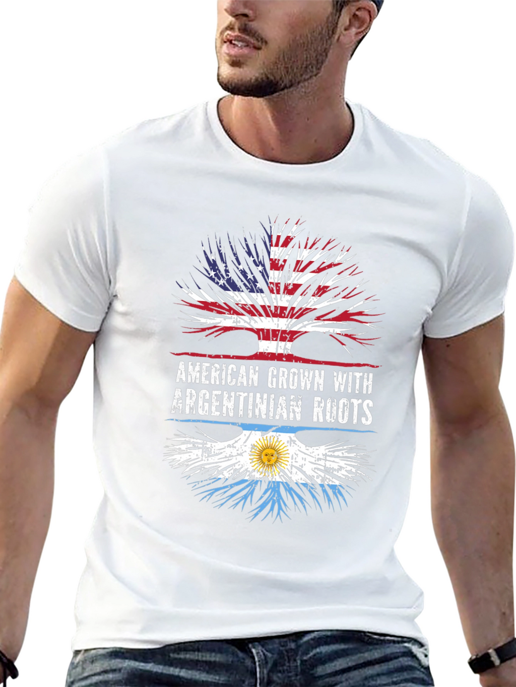 American Grown with Argentinian Roots T-Shirt