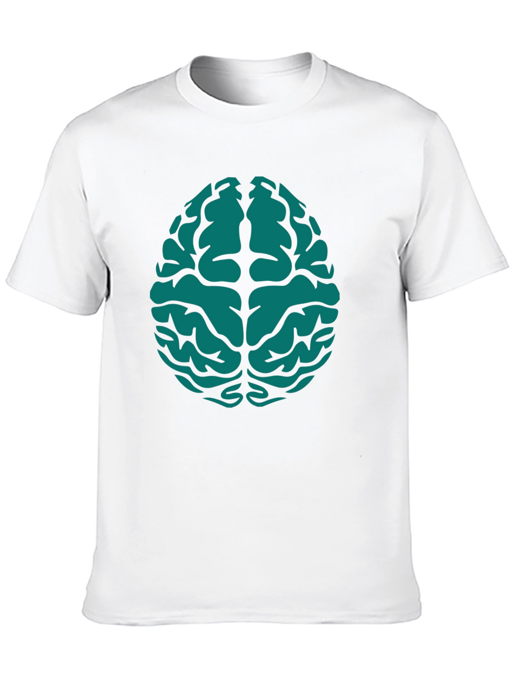 Brain Graphic Tee - Black Cotton Blend