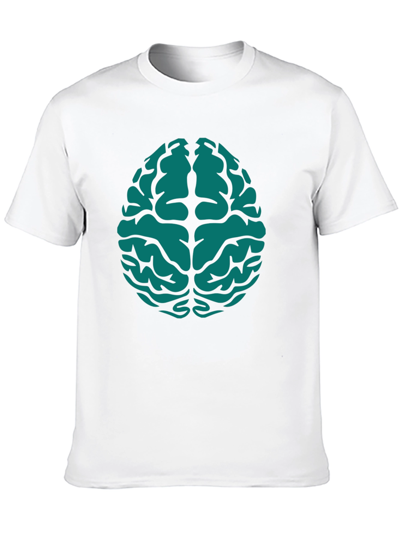 Brain Graphic Tee - Black Cotton Blend