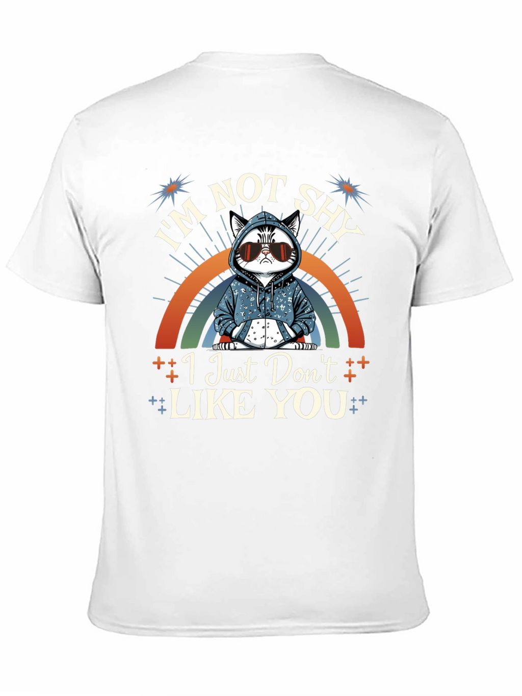Im Not Shy Cat T-Shirt - Funny Sarcastic Tee