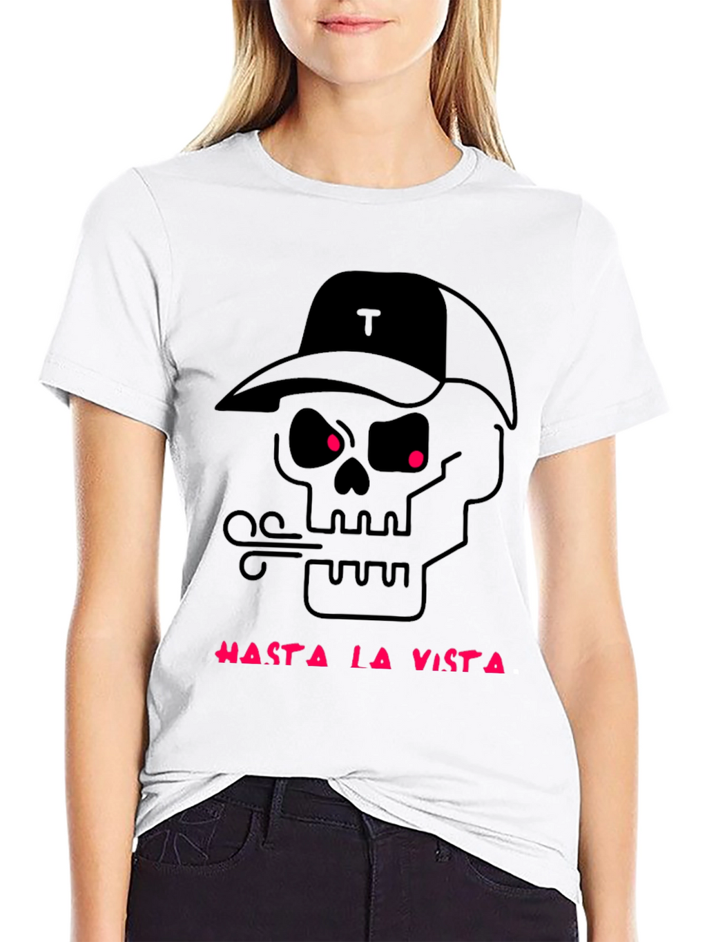 Hasta La Vista Skull Graphic Tee