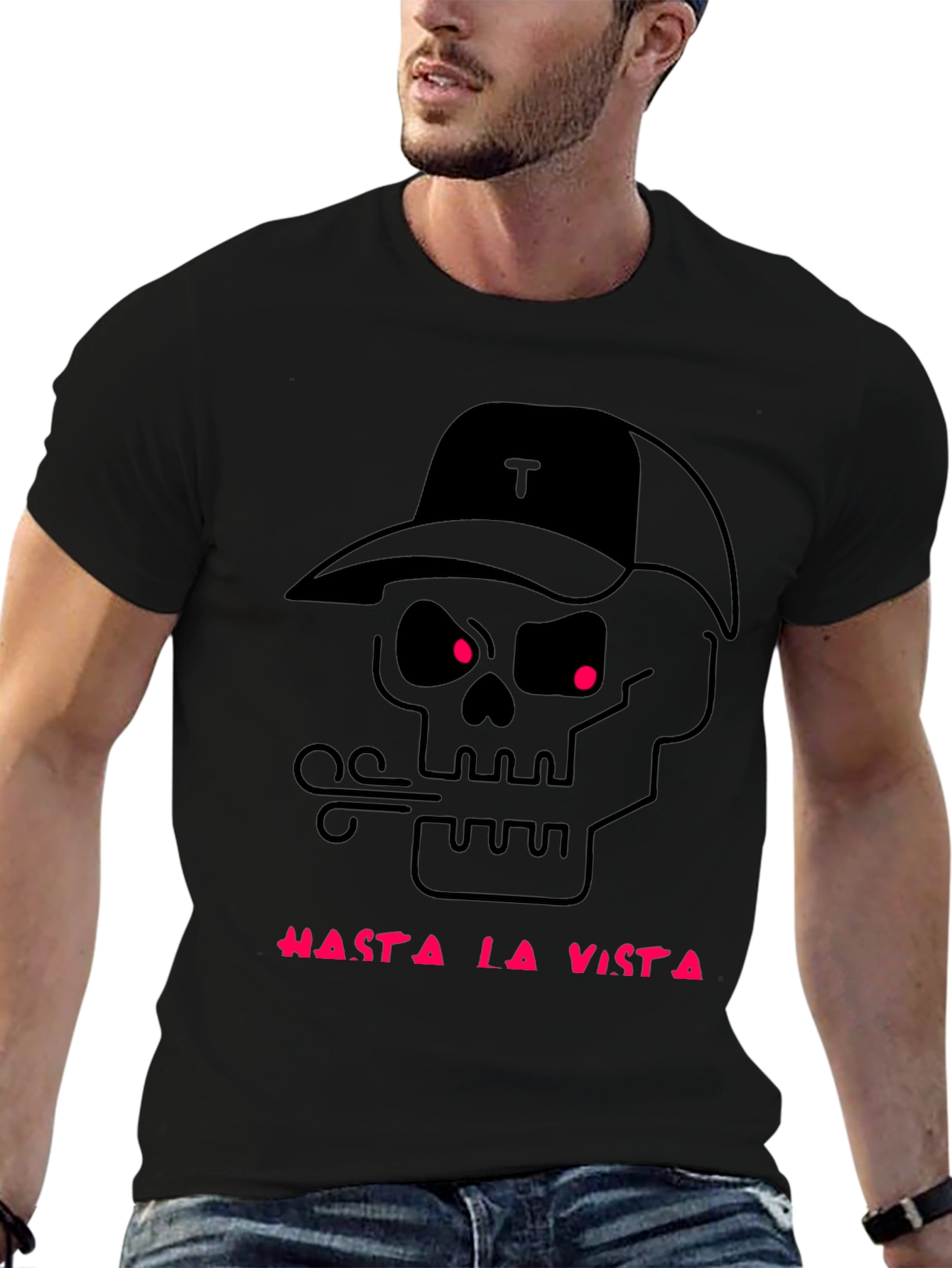 Hasta La Vista Skull Graphic Tee