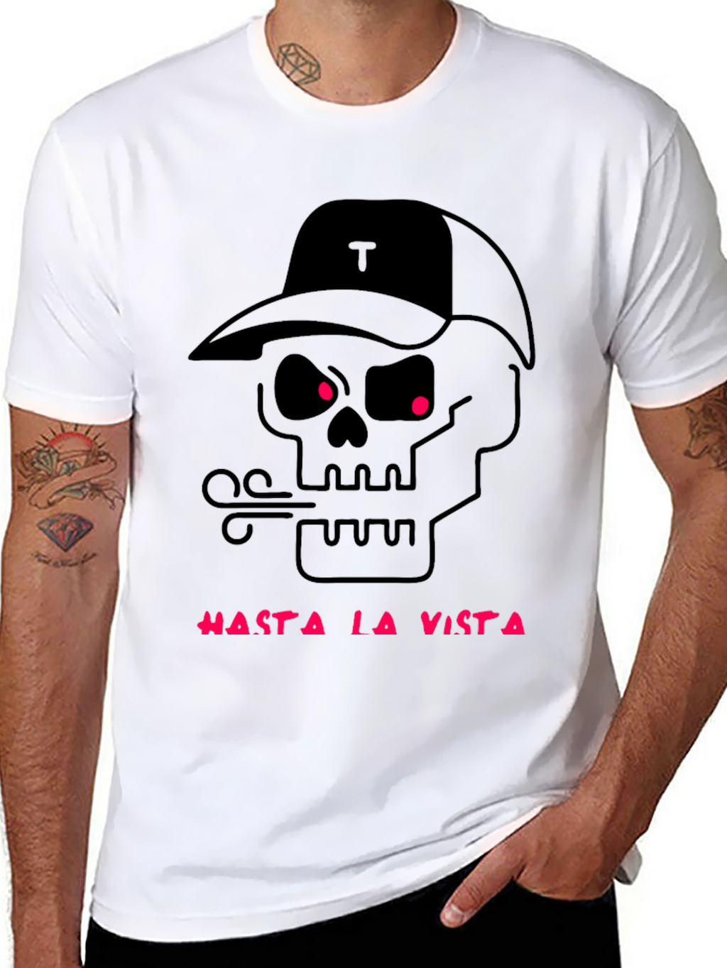 Hasta La Vista Skull Graphic Tee