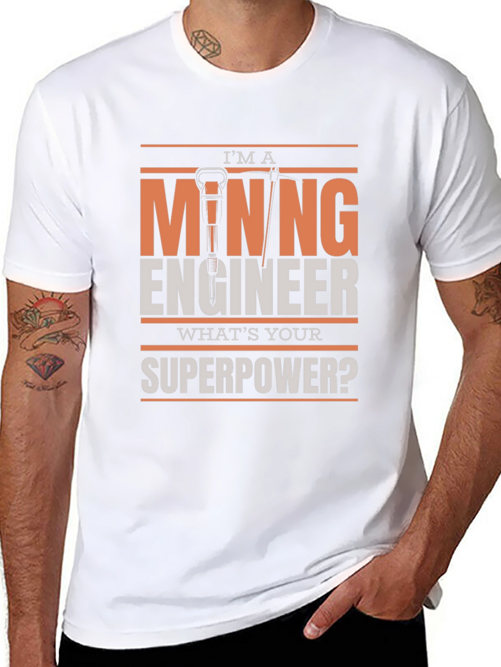 Mining Engineer Superpower T-Shirt