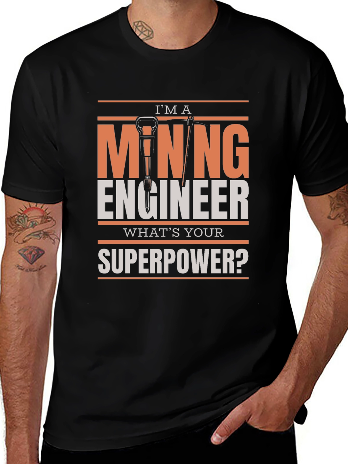 Mining Engineer Superpower T-Shirt