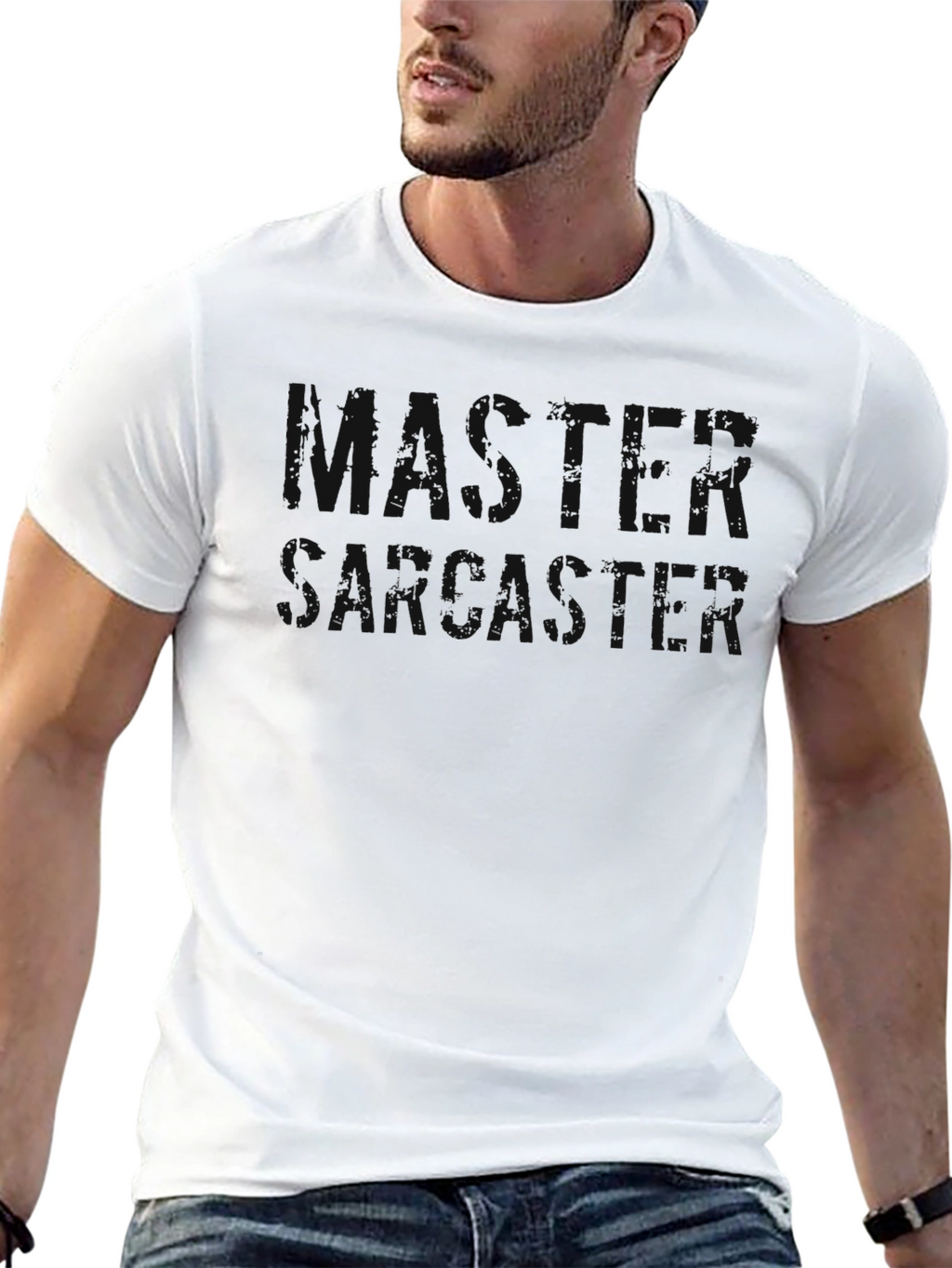 Mens Black Crew Neck T-Shirt