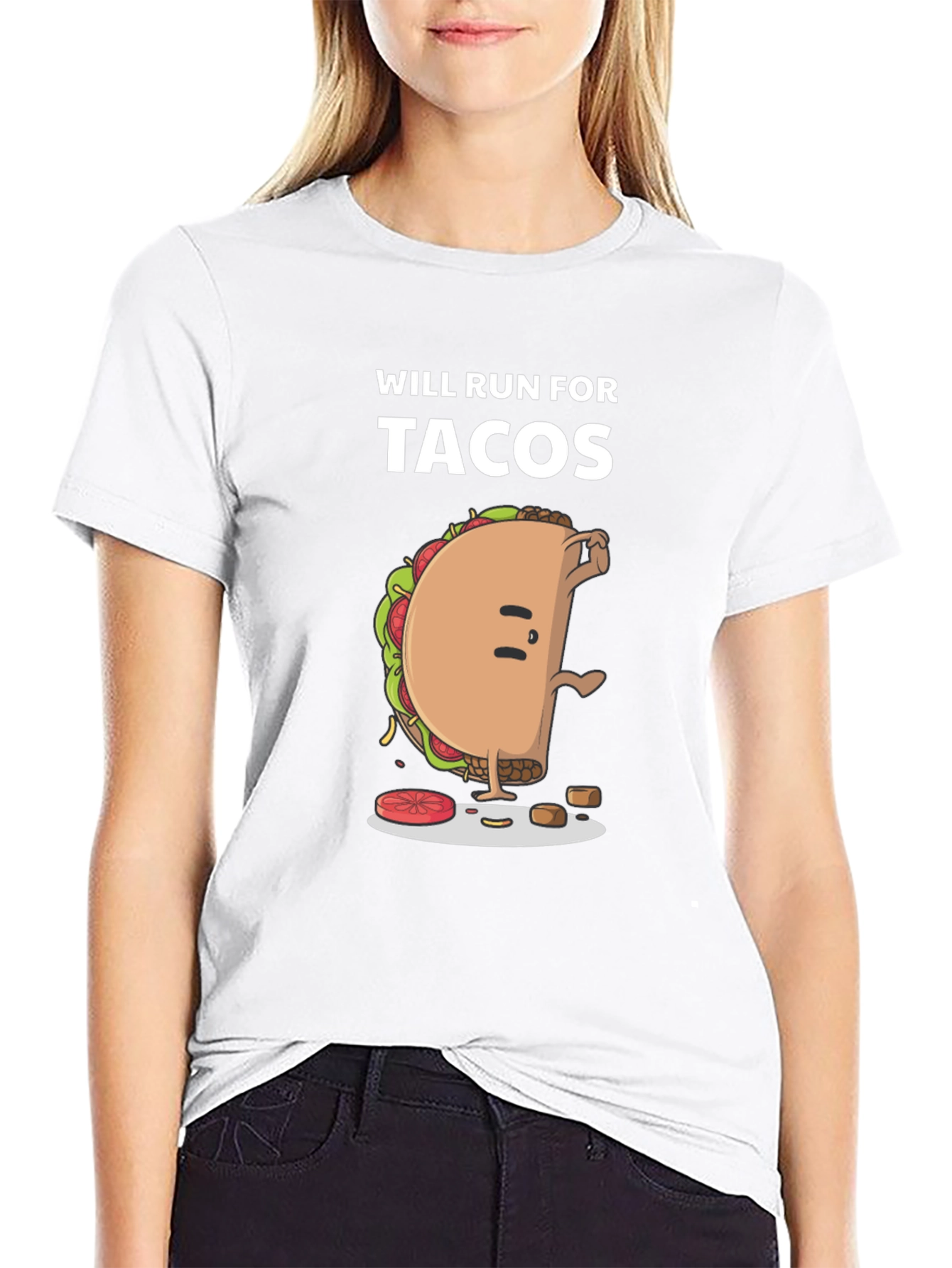 Will Run For Tacos Graphic Tee