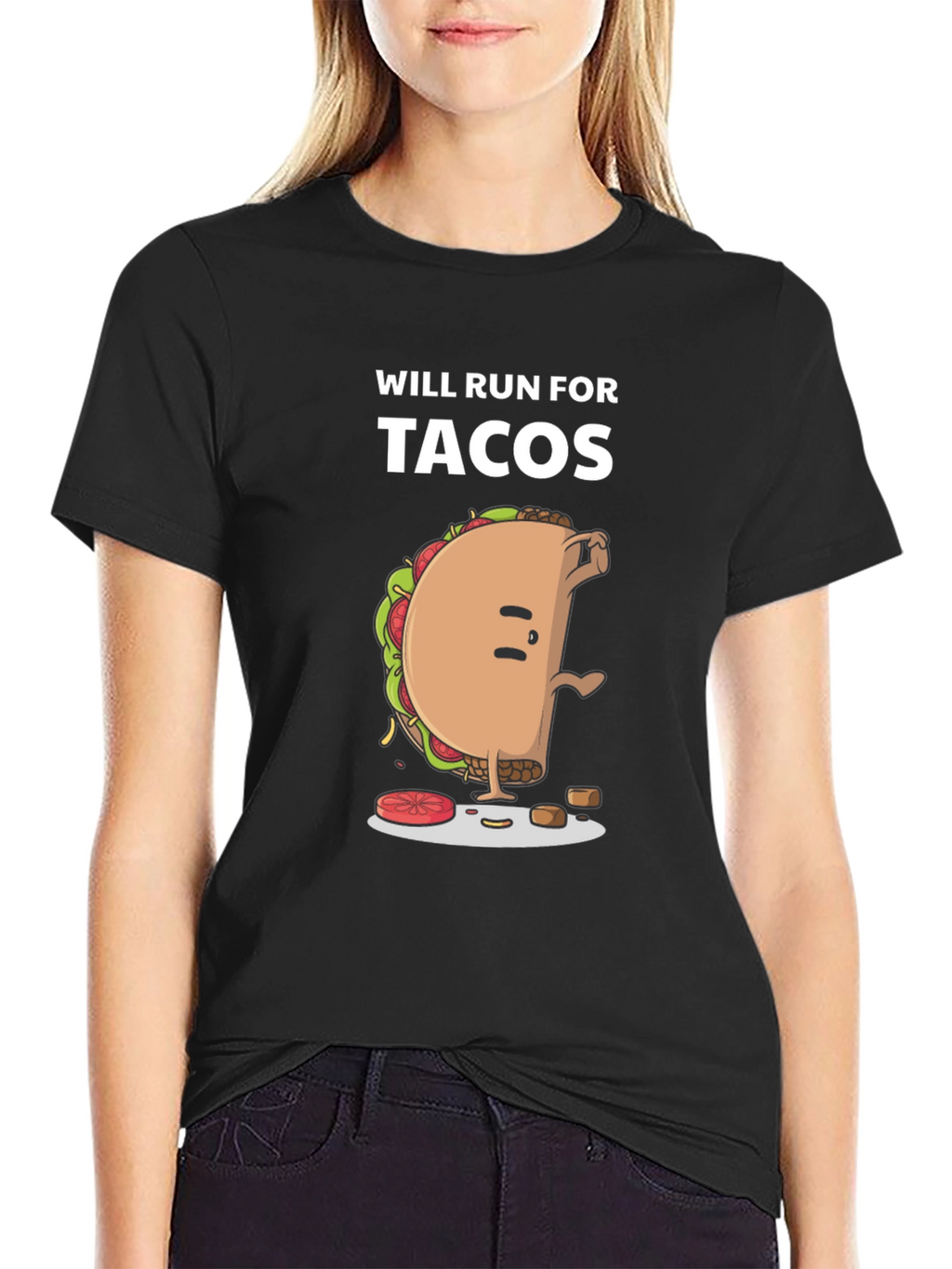 Will Run For Tacos Graphic Tee
