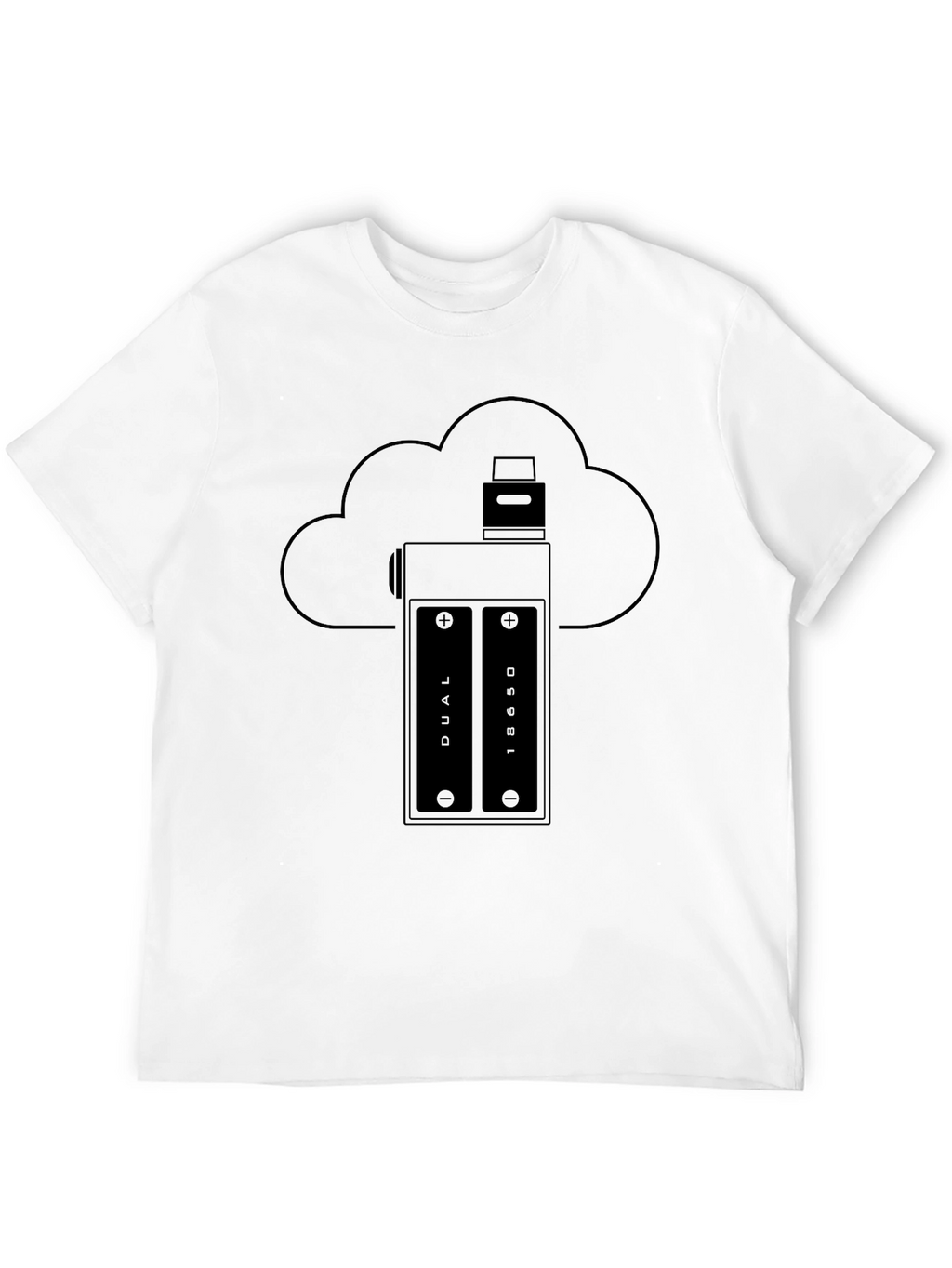 Vape Cloud T-Shirt - Black Graphic Tee