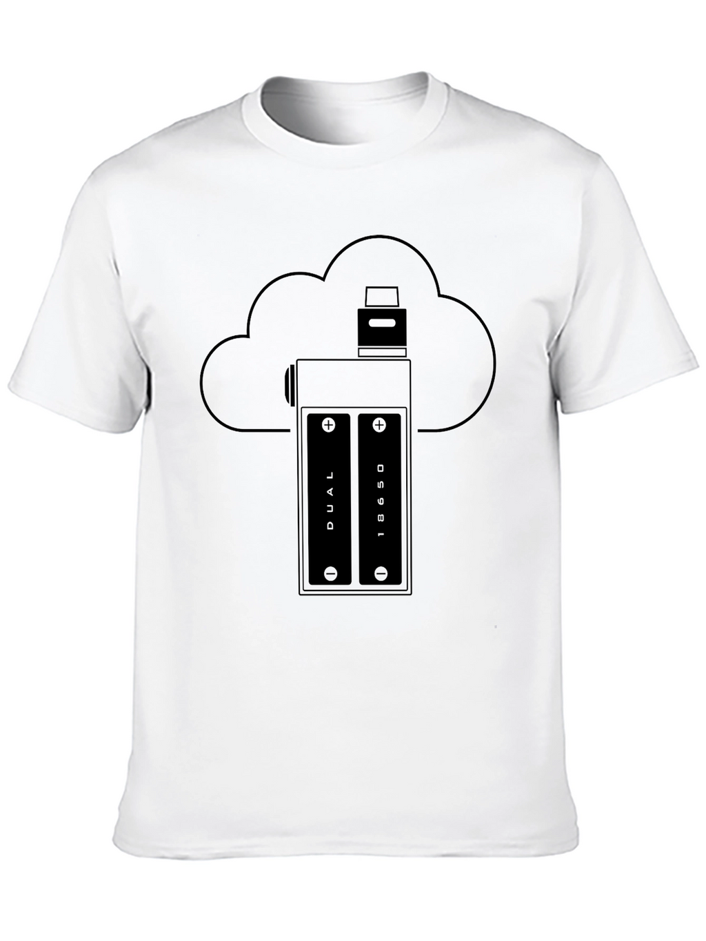 Vape Cloud T-Shirt - Black Graphic Tee