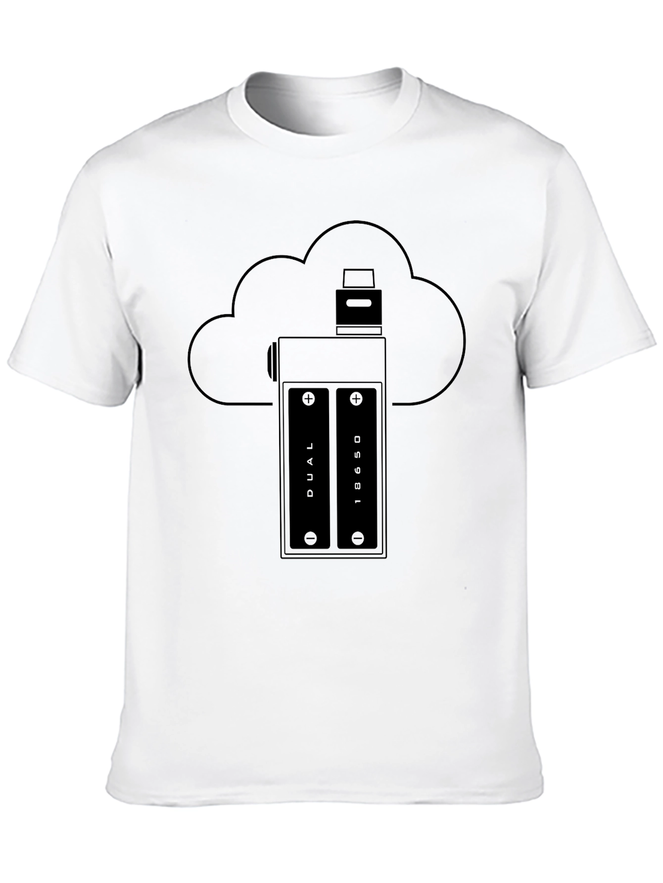Vape Cloud T-Shirt - Black Graphic Tee