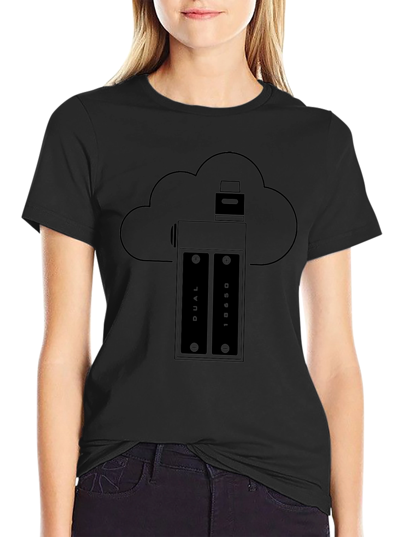 Vape Cloud T-Shirt - Black Graphic Tee