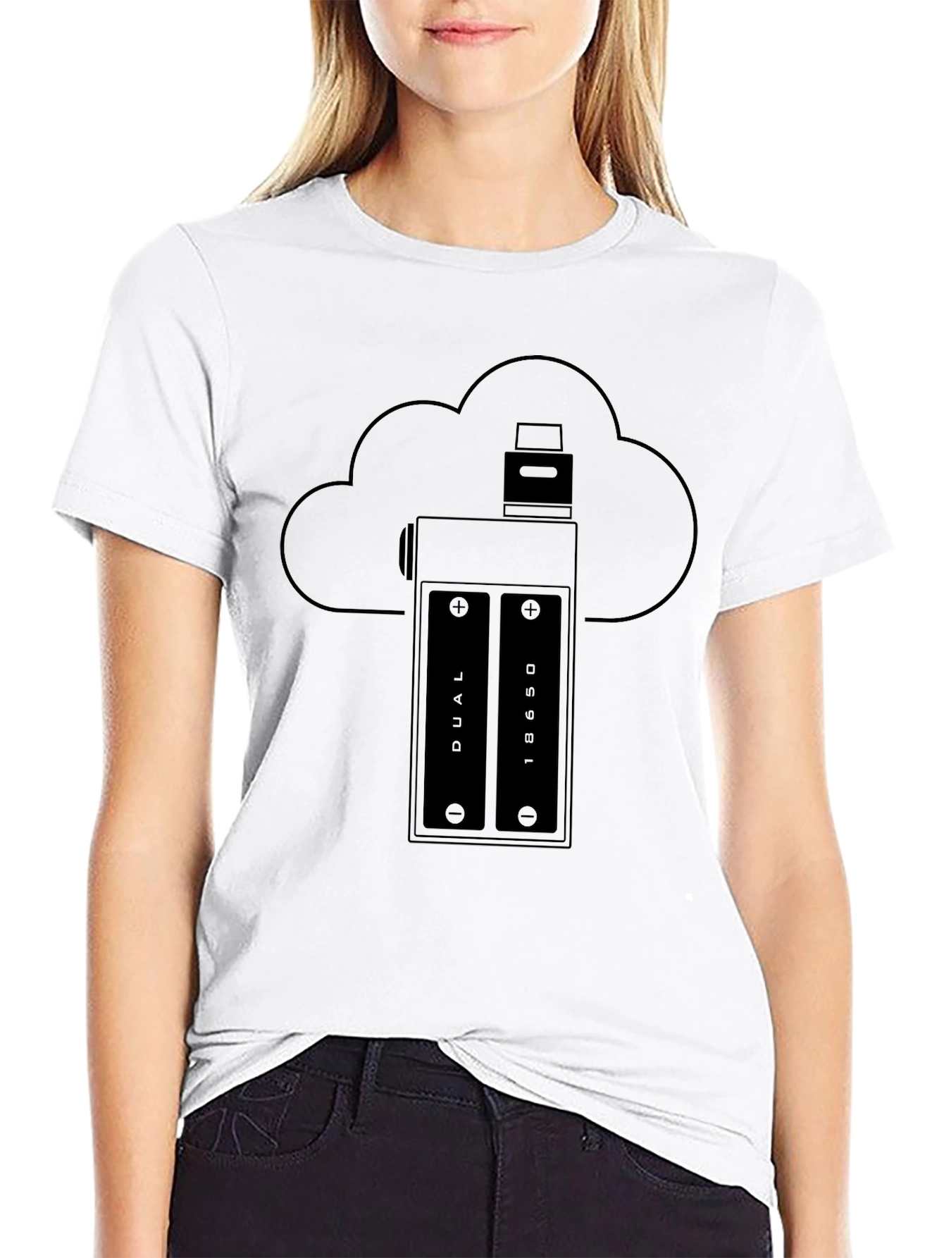 Vape Cloud T-Shirt - Black Graphic Tee
