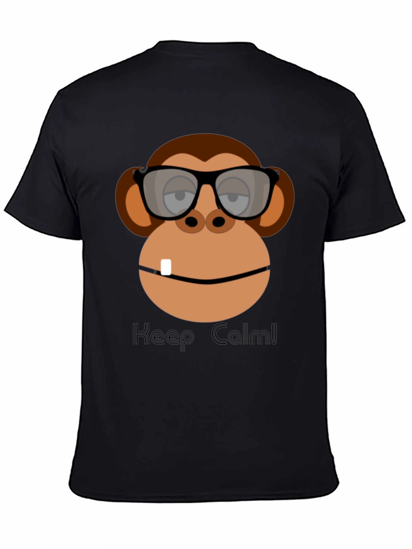 Cool Monkey Graphic Tee - Keep Calm!