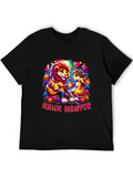 Rawr Mantic Lion Couple Graphic Tee
