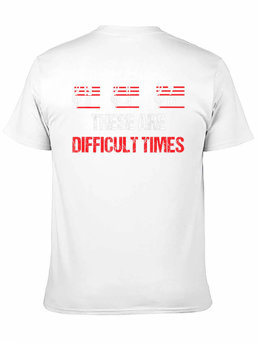 Difficult Times Music Pun T-Shirt