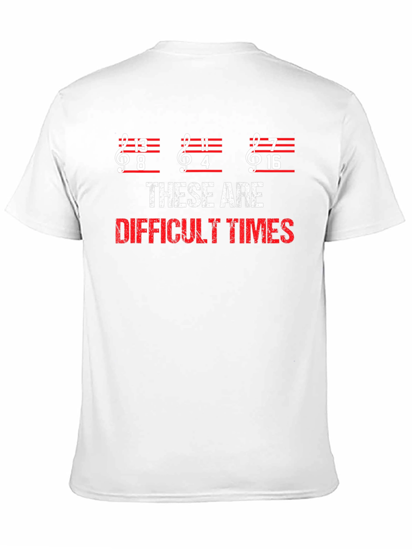 Difficult Times Music Pun T-Shirt