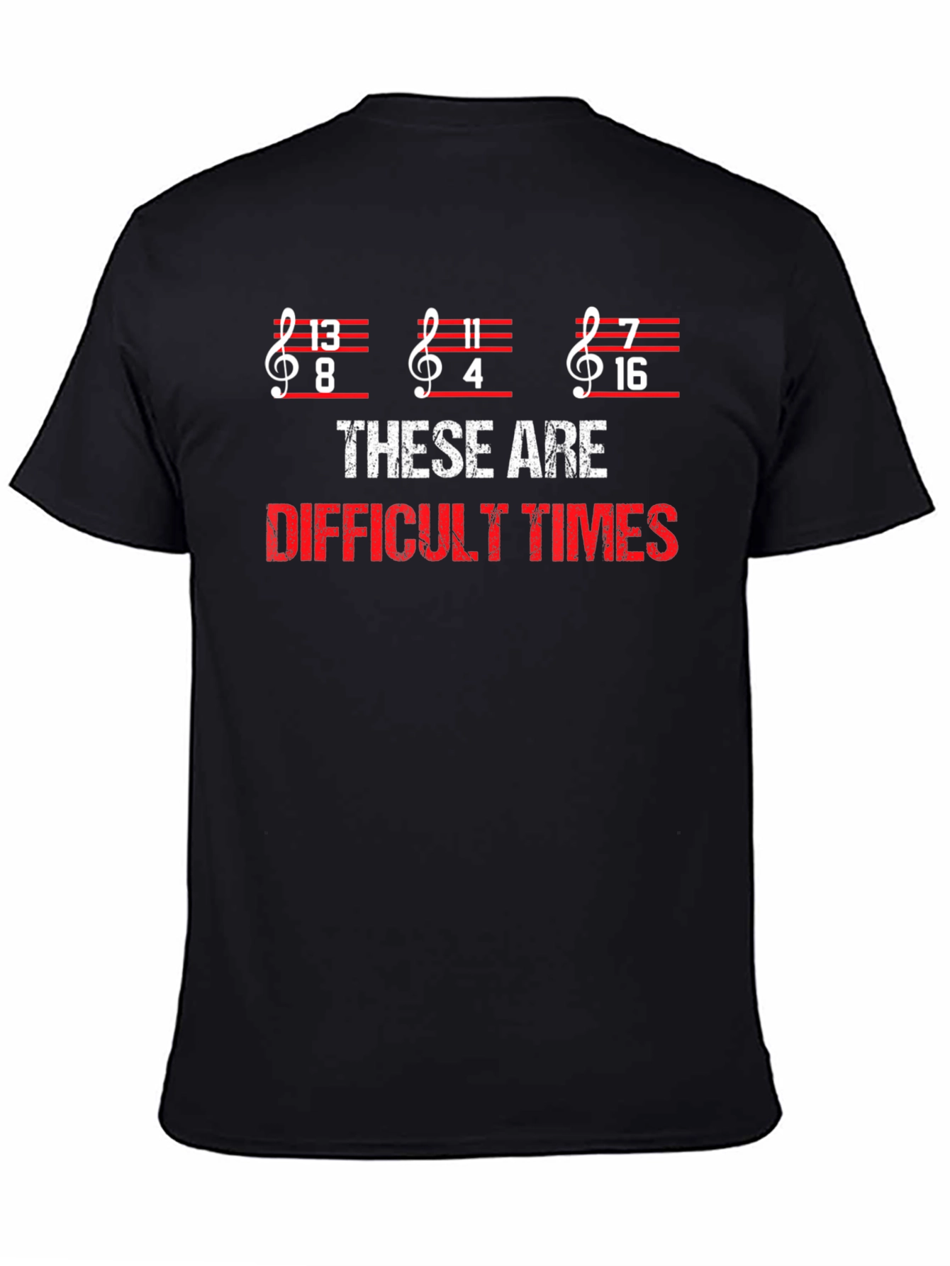 Difficult Times Music Pun T-Shirt