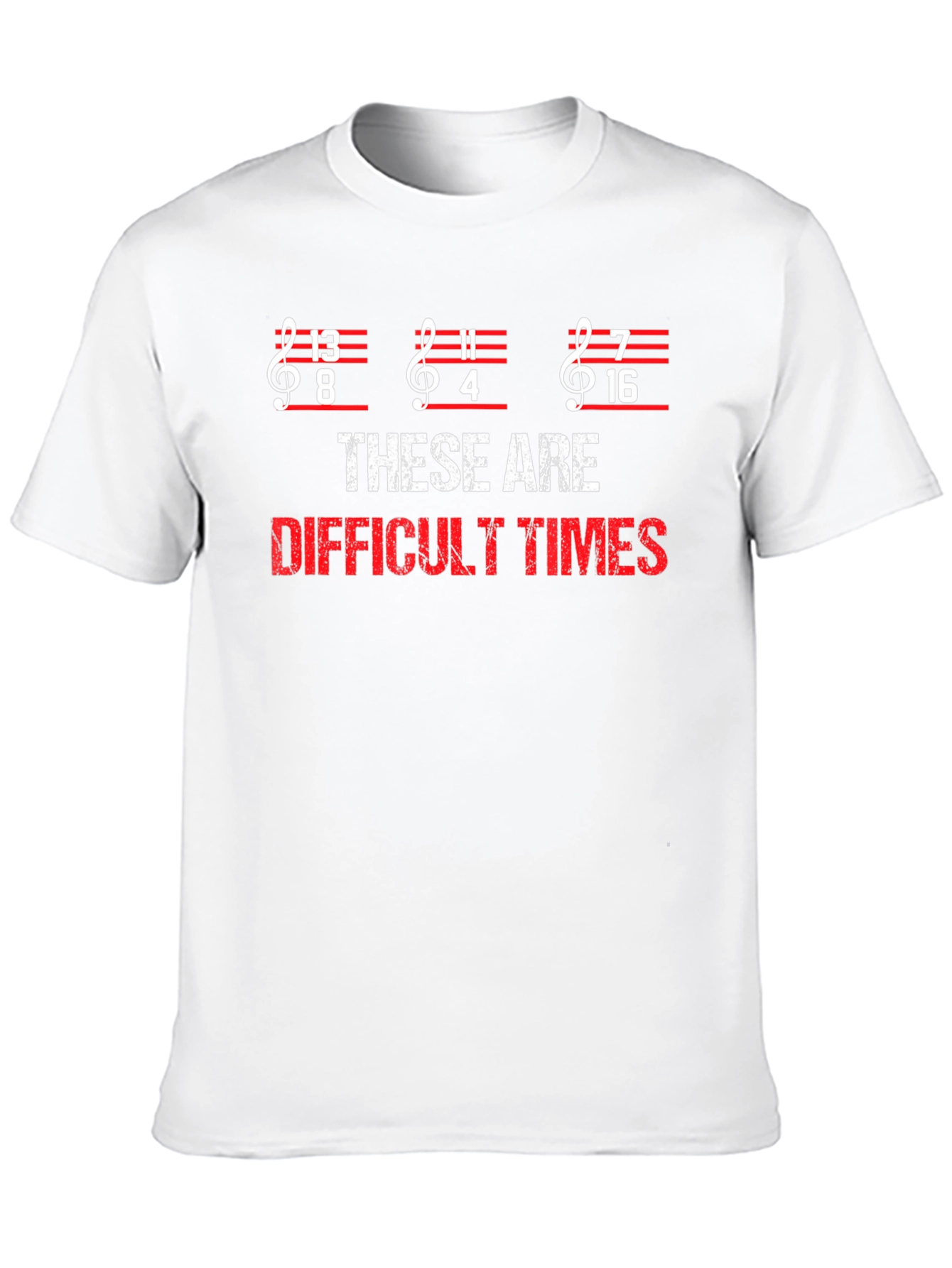 Difficult Times Music Pun T-Shirt
