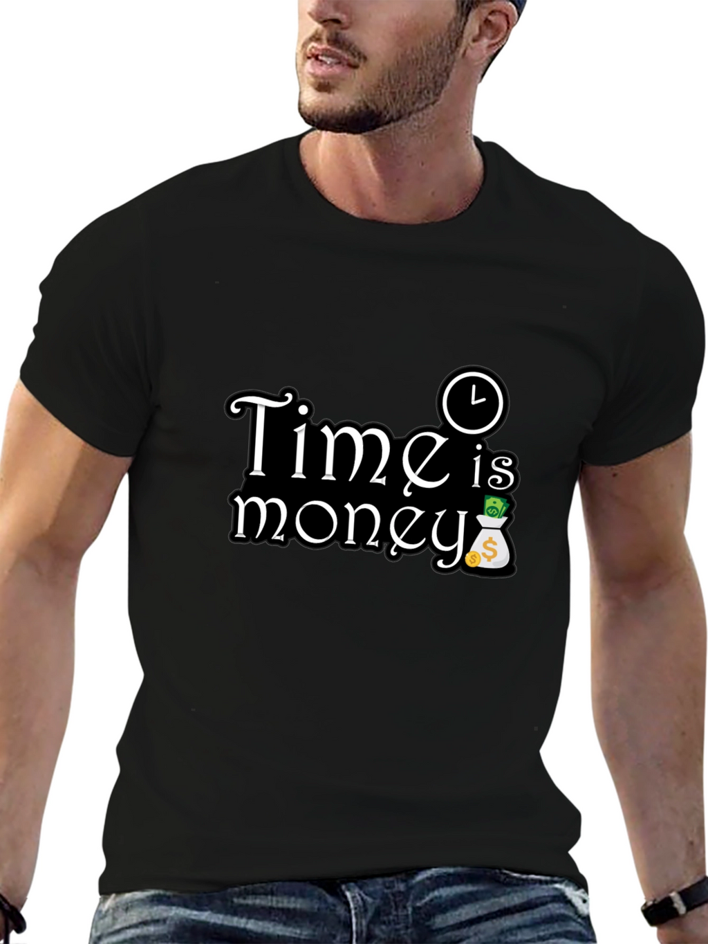 Time is Money Graphic T-Shirt