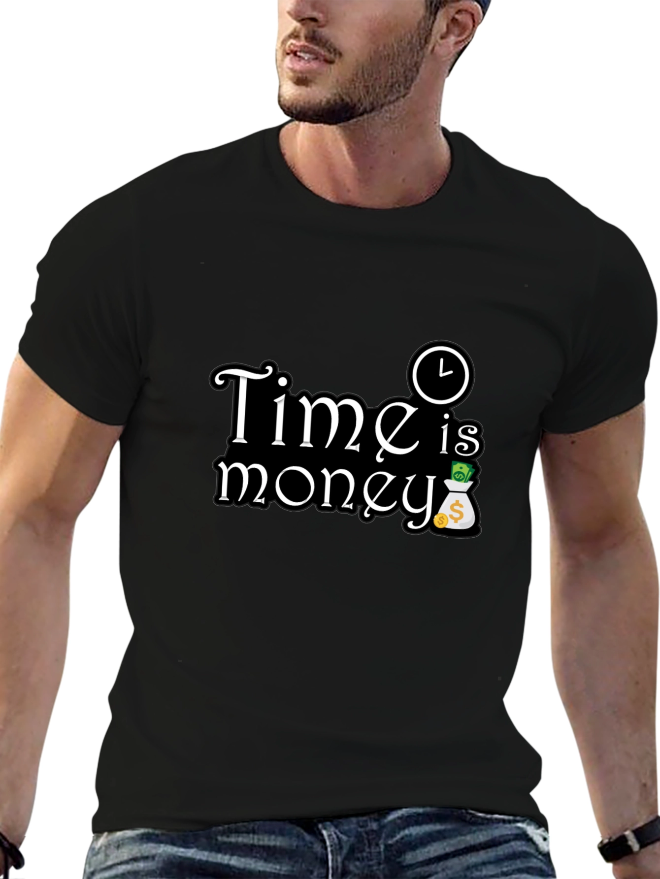 Time is Money Graphic T-Shirt
