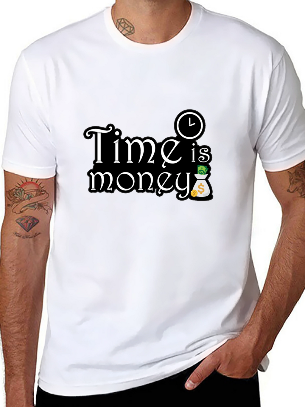 Time is Money Graphic T-Shirt