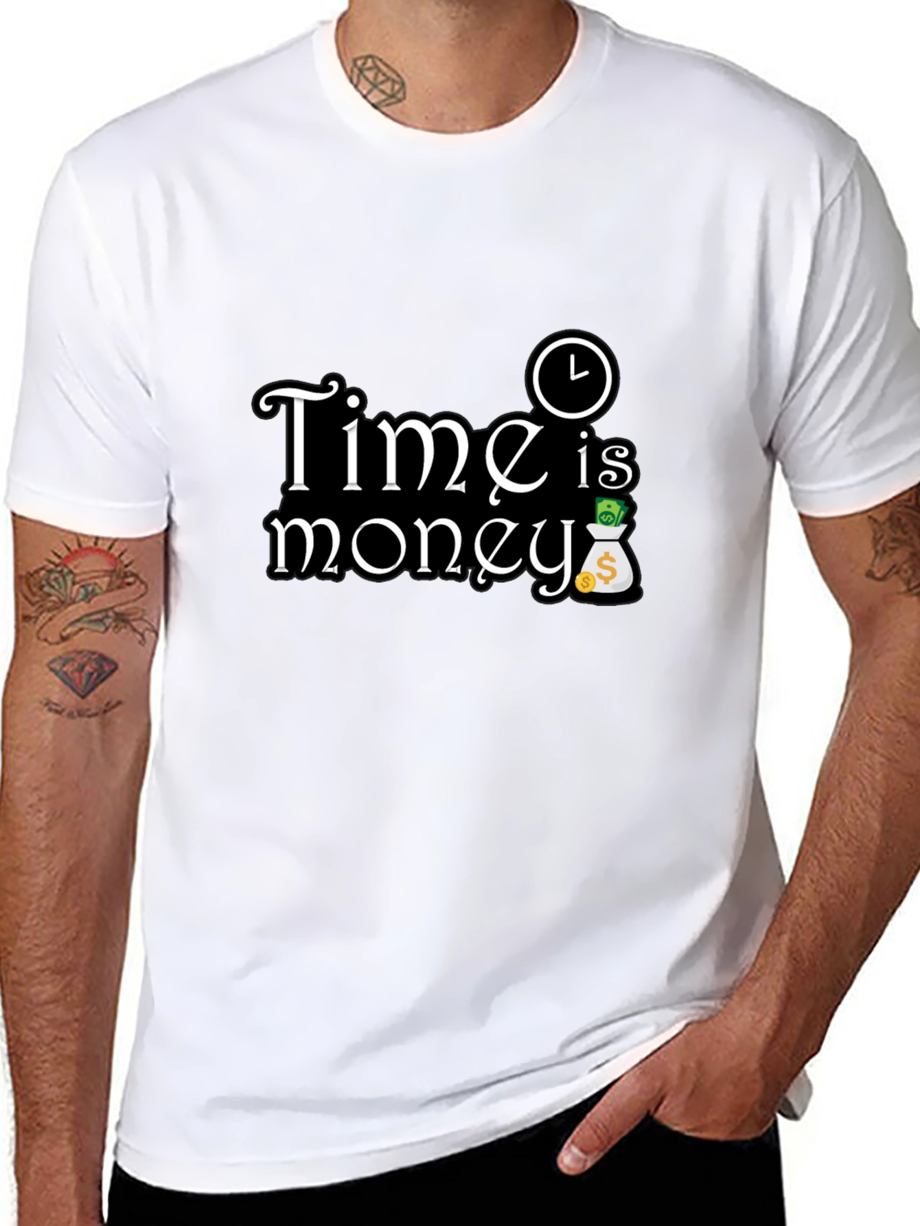 Time is Money Graphic T-Shirt
