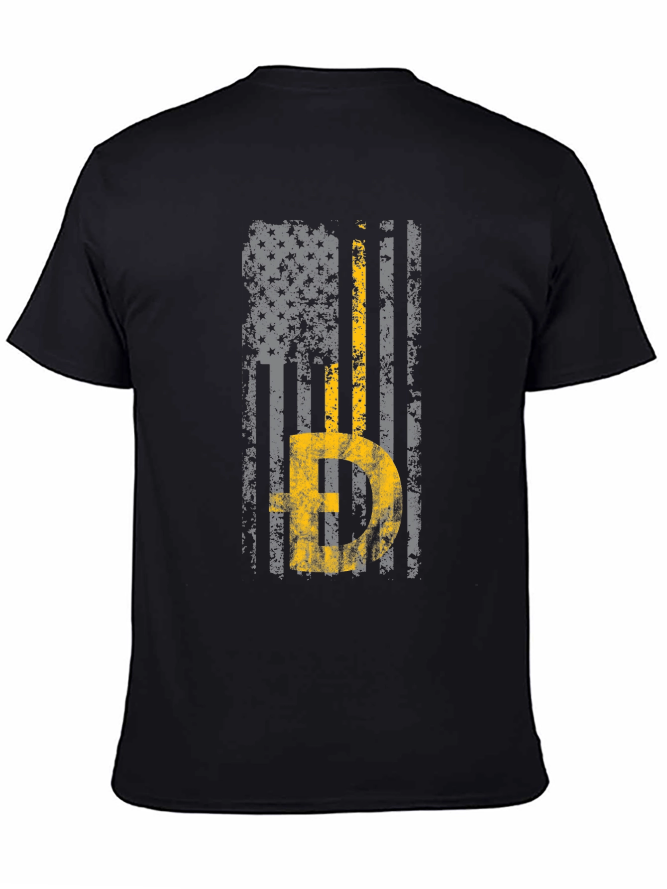 Thin Yellow Line American Flag T-Shirt