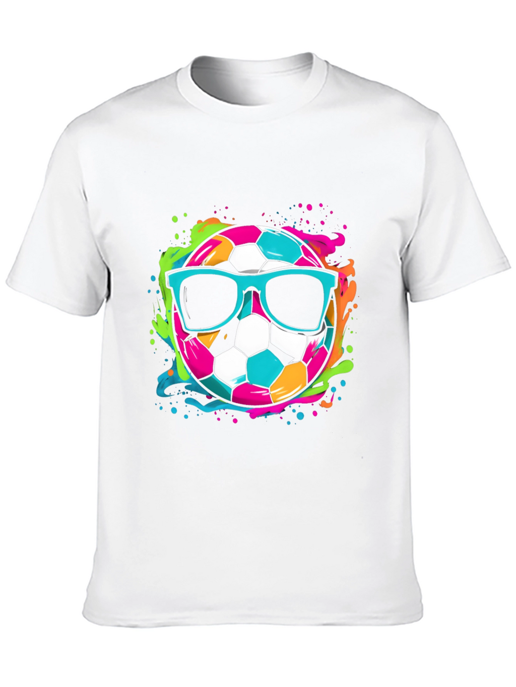 Cool Soccer Ball Graphic Tee