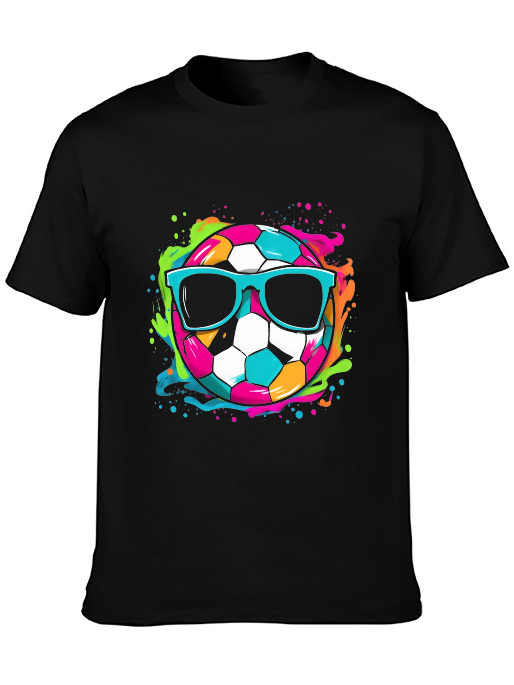 Cool Soccer Ball Graphic Tee