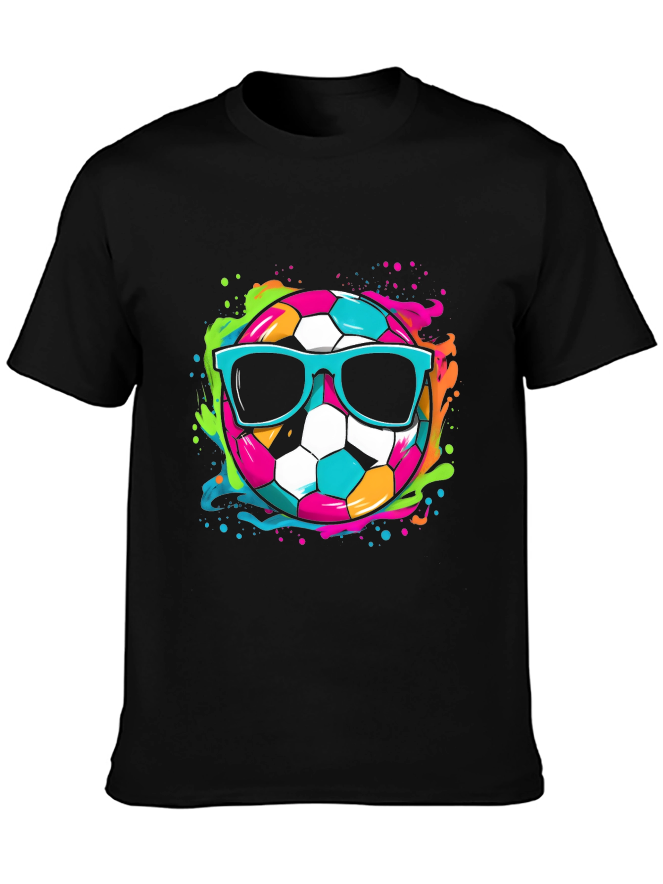 Cool Soccer Ball Graphic Tee