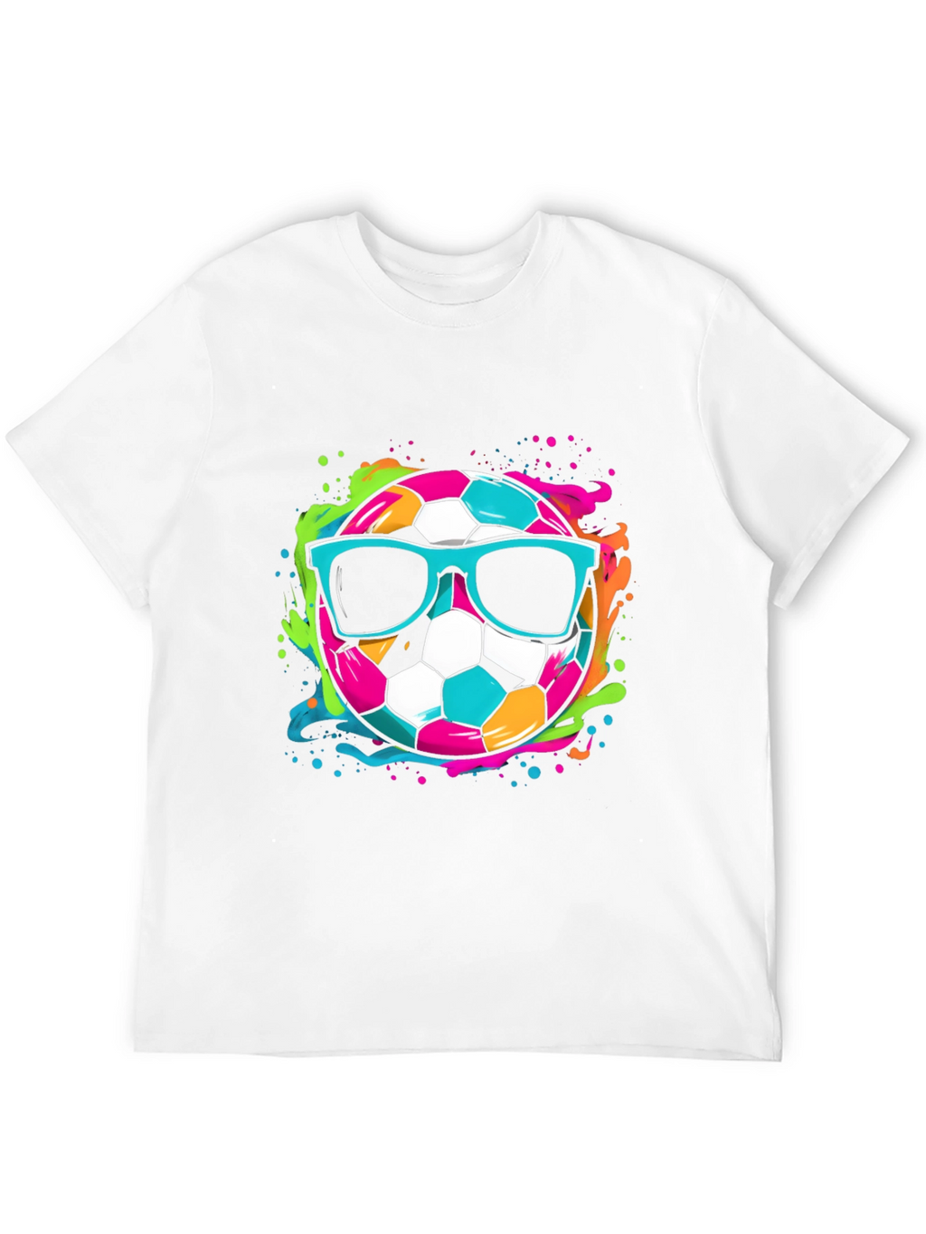 Cool Soccer Ball Graphic Tee