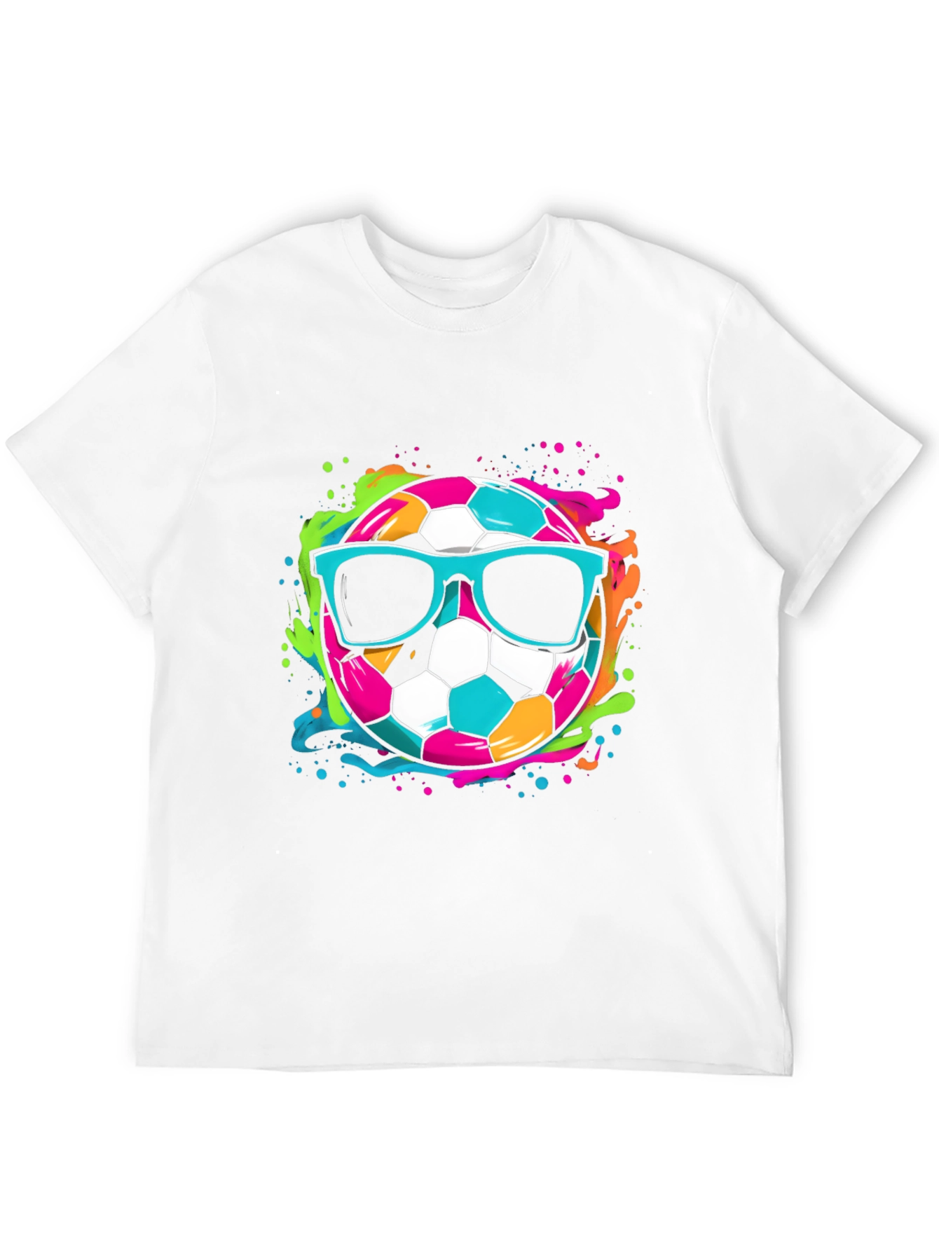 Cool Soccer Ball Graphic Tee