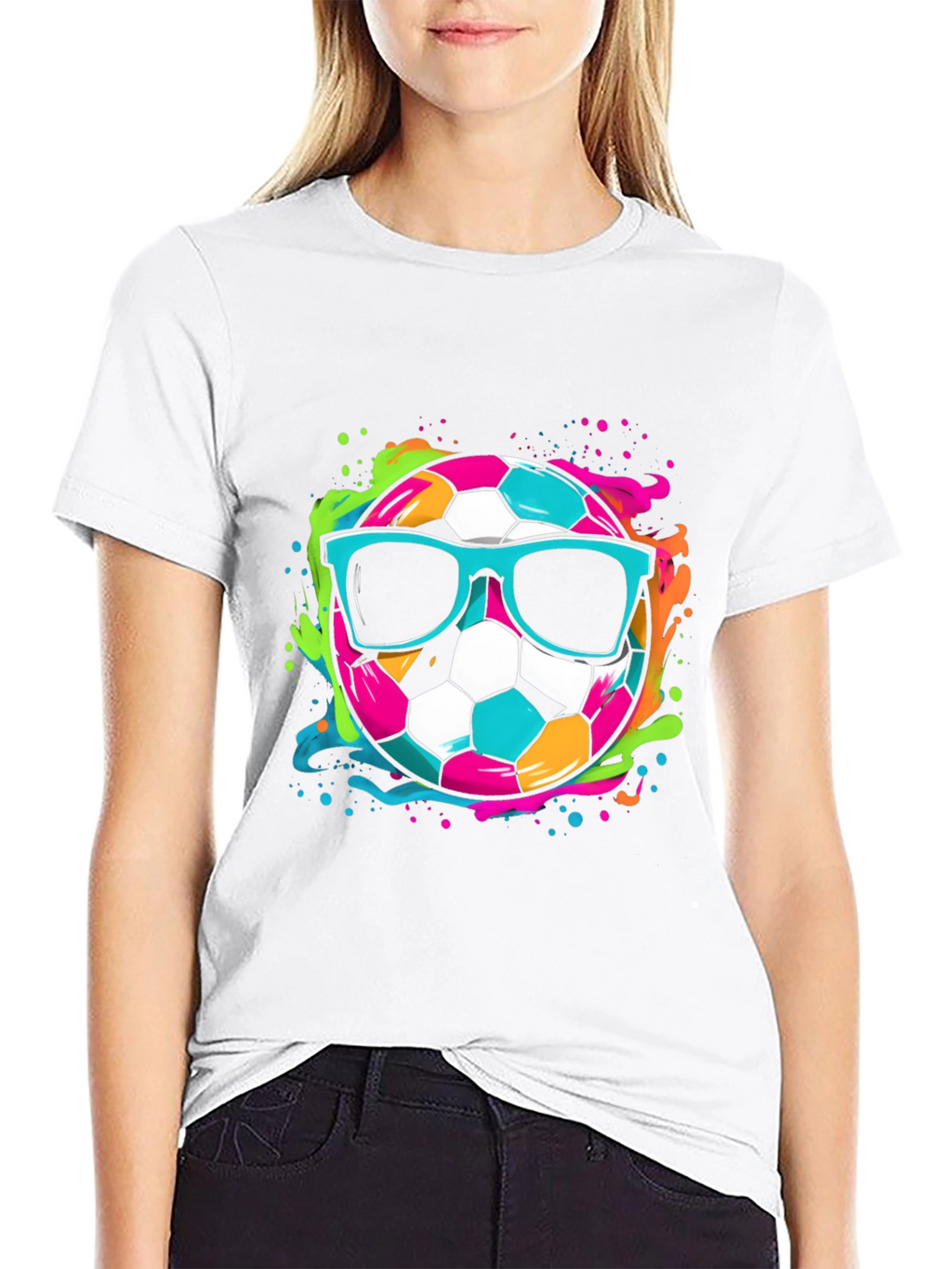 Cool Soccer Ball Graphic Tee