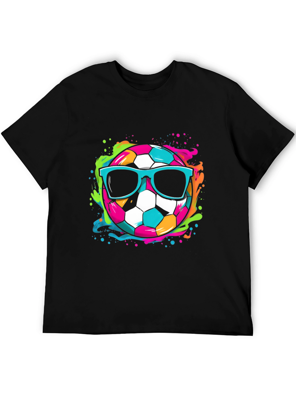 Cool Soccer Ball Graphic Tee